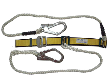 เข็มขัดนิรภัยคาดเอว 2 ตะขอ Lanyard 2 hooks